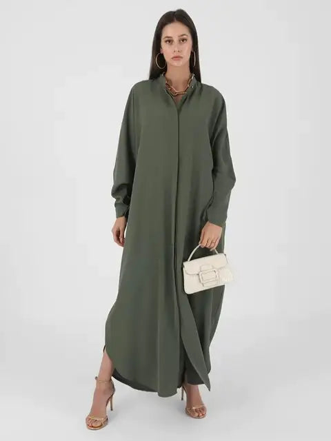 Vestido de Botonadura Sencilla