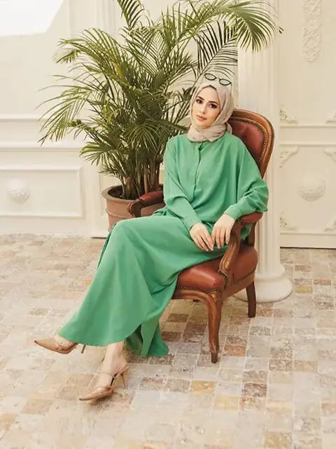 Vestido de Botonadura Sencilla
