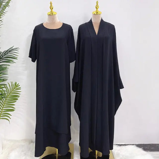 Conjunto de Vestido Largo Abaya para Mujer