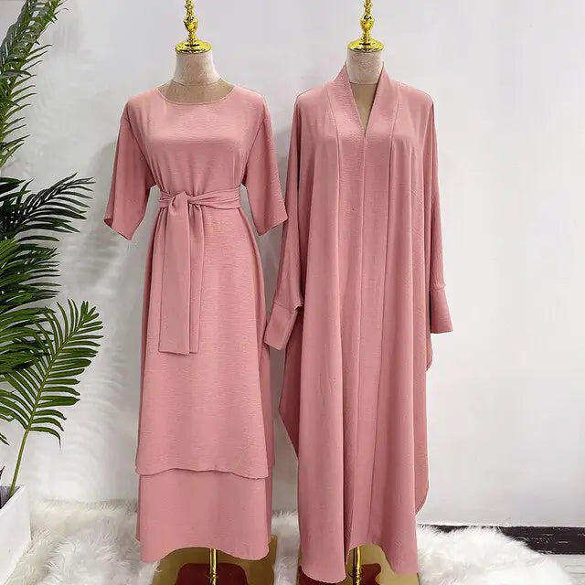 Conjunto de Vestido Largo Abaya para Mujer