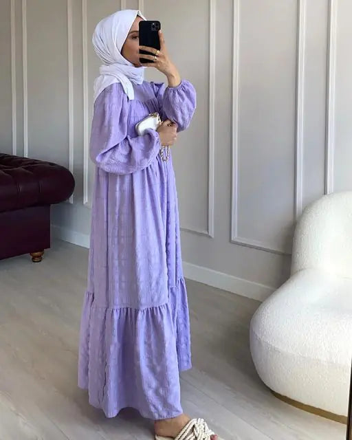 Vestido Abaya Fashion de Túnica Suelta