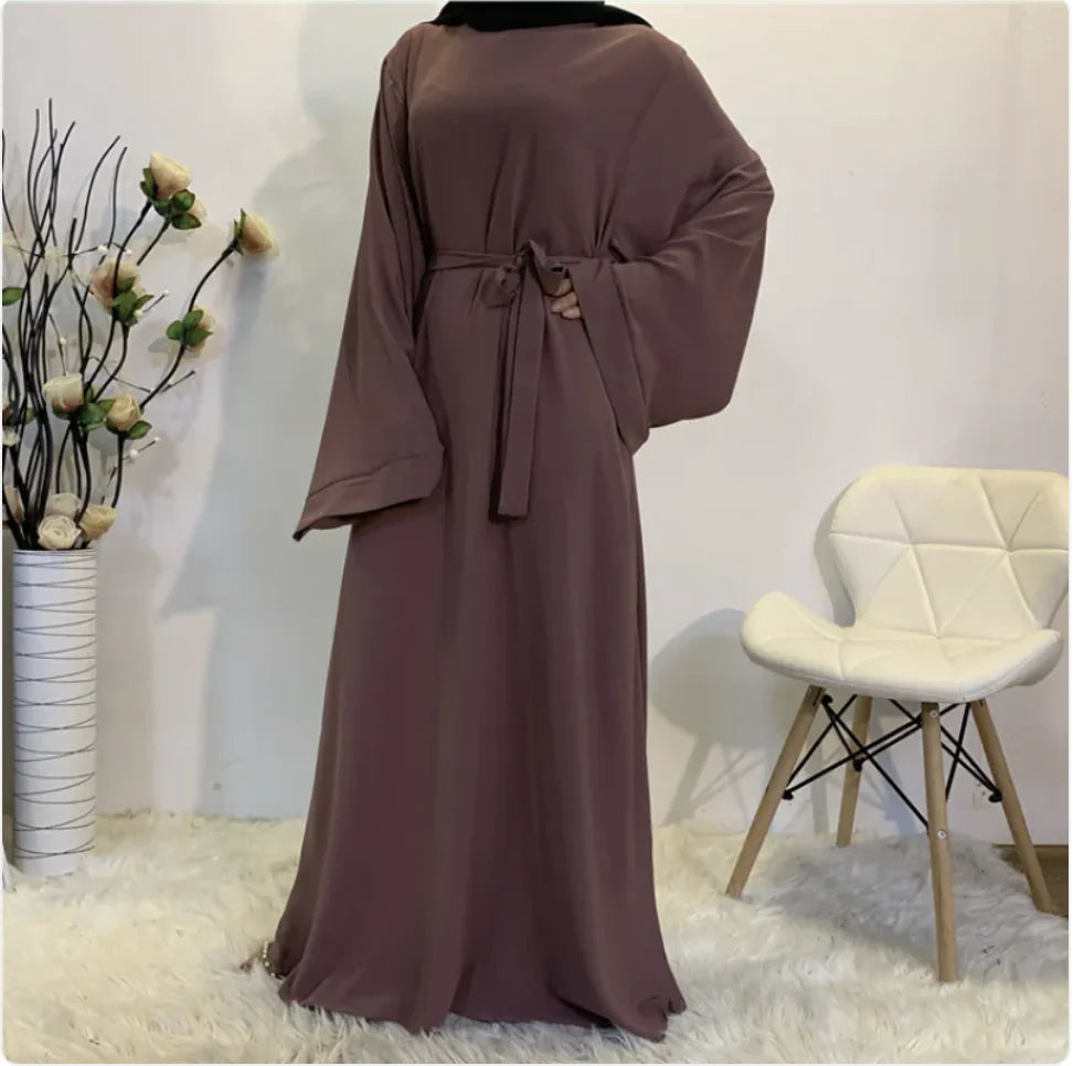 Muslim Women's Long Abaya Dress - Dubai Style