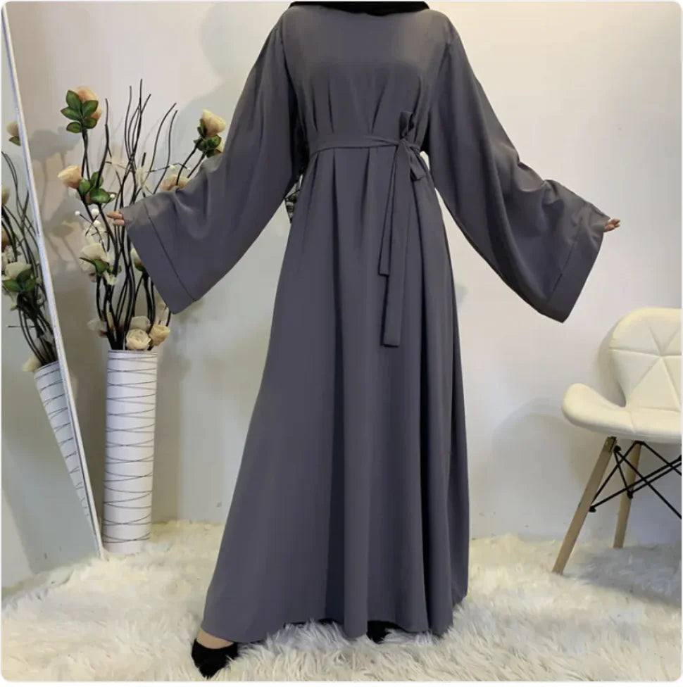 Muslim Women's Long Abaya Dress - Dubai Style