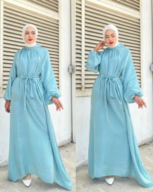 Abaya Hijab Dress with Sleeves