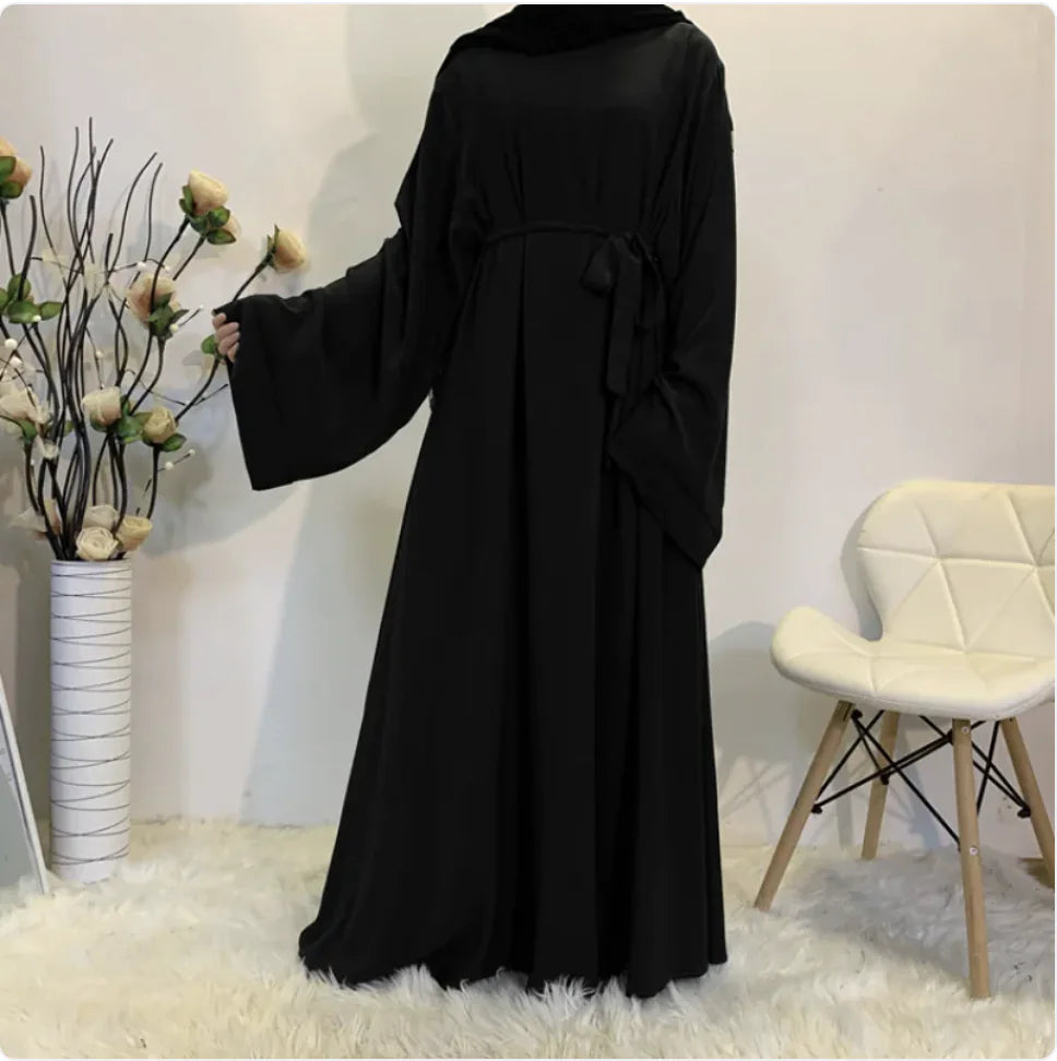 Muslim Women's Long Abaya Dress - Dubai Style