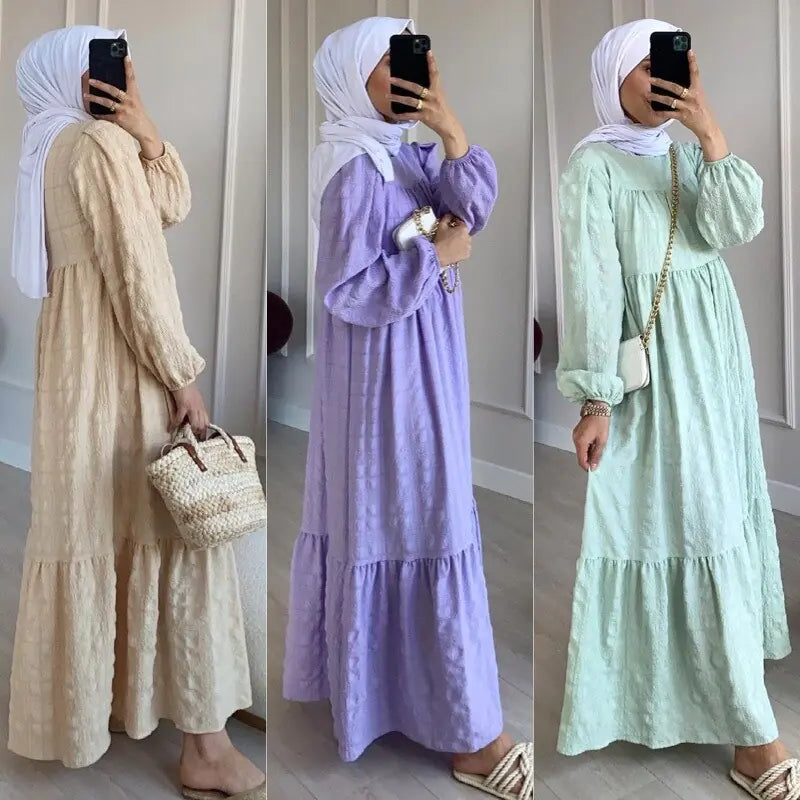 Vestido Abaya Fashion de Túnica Suelta