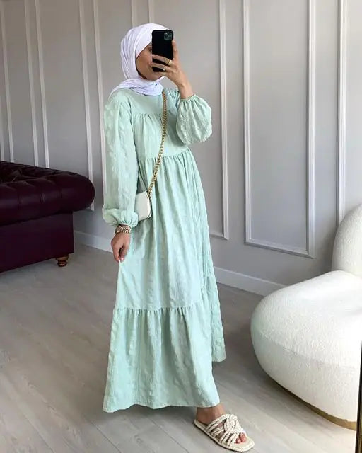 Vestido Abaya Fashion de Túnica Suelta