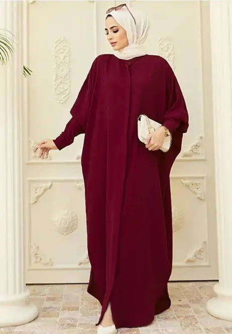 Abaya Long Sleeve Dress for Muslim