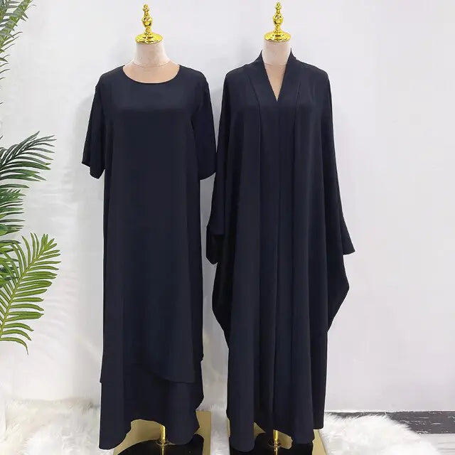 Conjunto de Vestido Largo Abaya para Mujer